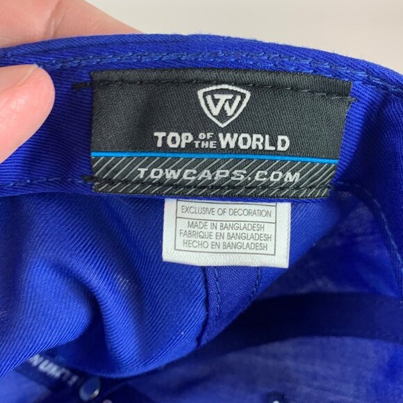 Boise State Broncos NCAA Blue Top of the World Relaxed Fit Hat - Picture 5 of 5